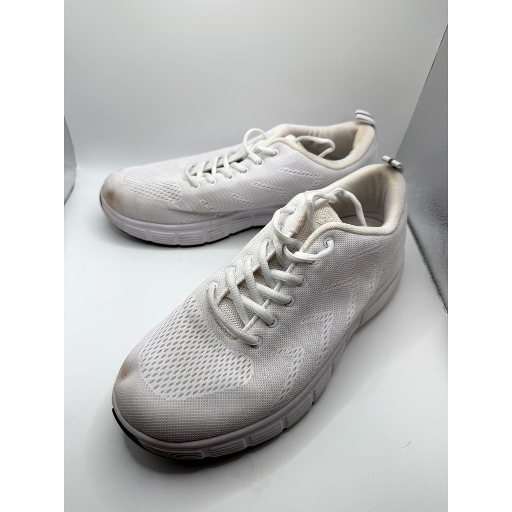 Kirkland Signature Comfort Walker 7778910‎ Mens 9.5 Sneaker White Walking Shoes
